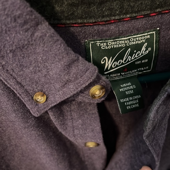 Woolrich Purple Flannel Shirt - Picture 2 of 3